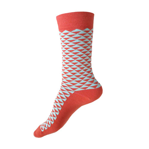 M. & Kyoko Cotton Socks - Green (1122) main image 1