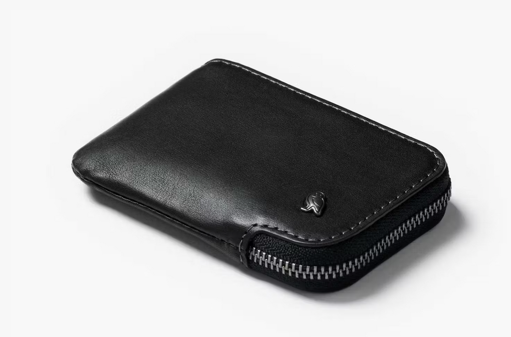 Bellroy card pocket wallet, black, leather