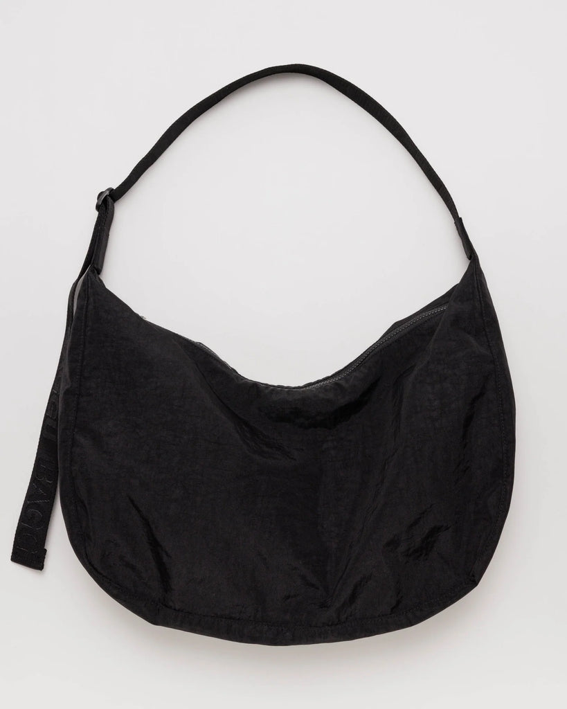 Baggu large crescent bag, black nylon