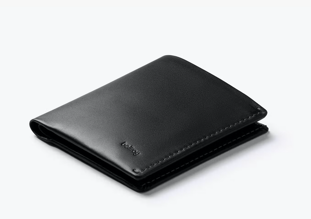 Bellroy note sleeve wallet, black leather