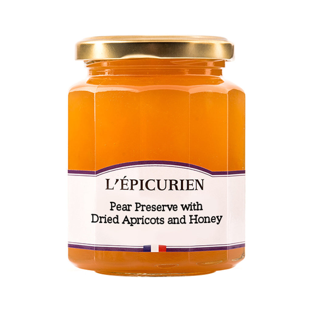 L'Epicurien Pear Preserve with Apricots and Honey